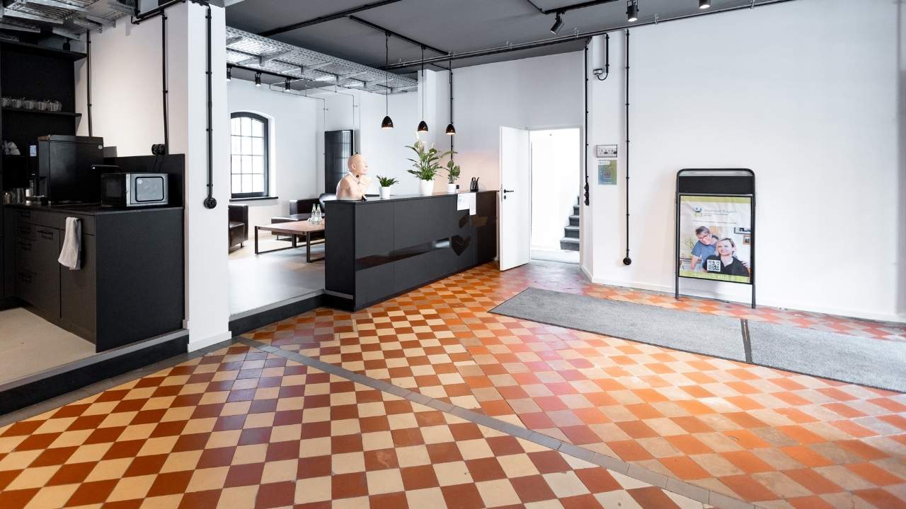 Ein Gemeinschaftsraum einer intensivpflege Wohngemeinschaft